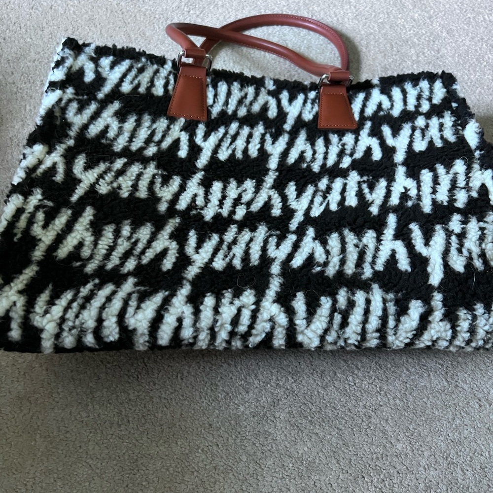 YITTY by Lizzo, Black  and White Tote Bag, Vegan friendly, NWOT
